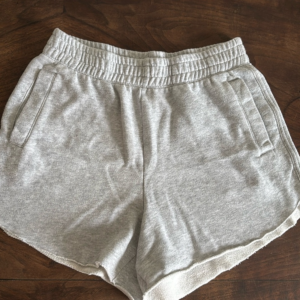 • Gray Lounge Shorts •